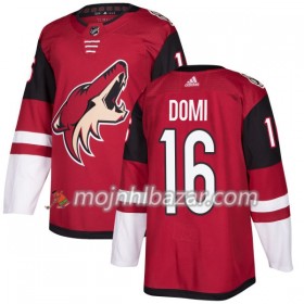 Dresovi Arizona Coyotes Max Domi 16 Adidas 2017-2018 Maroon Authentic - Muške